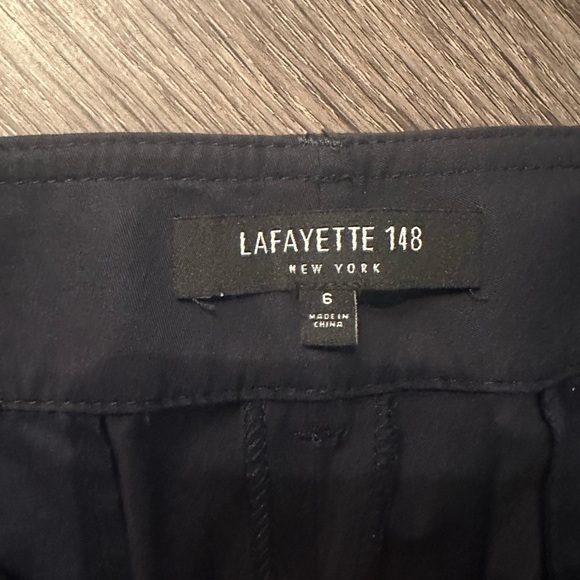 Lafayette 148  Navy Wide-Leg Pants NWOT - Picture 5 of 5